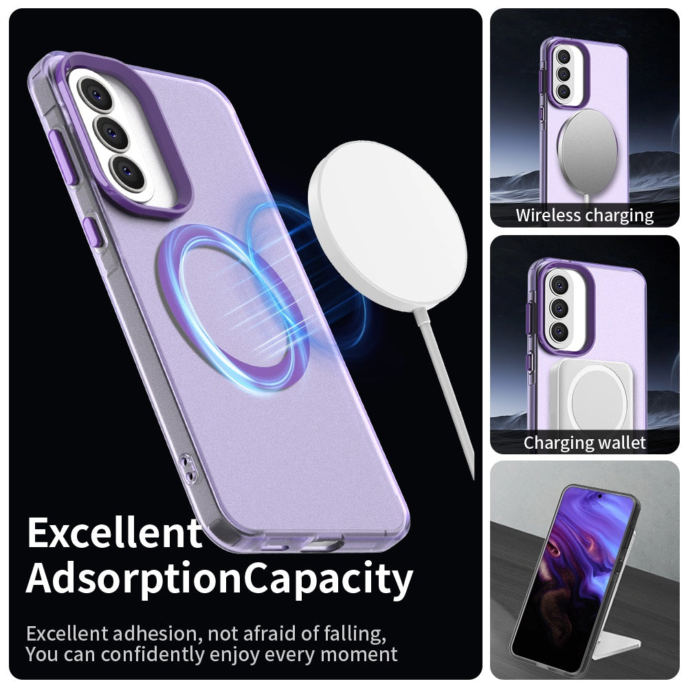 MagSafe-skal för Samsung Galaxy A37 5G, Techsuit, CandyCase, Lila