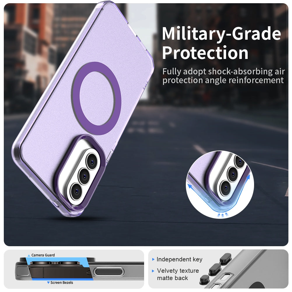MagSafe-skal för Samsung Galaxy A37 5G, Techsuit, CandyCase, Lila