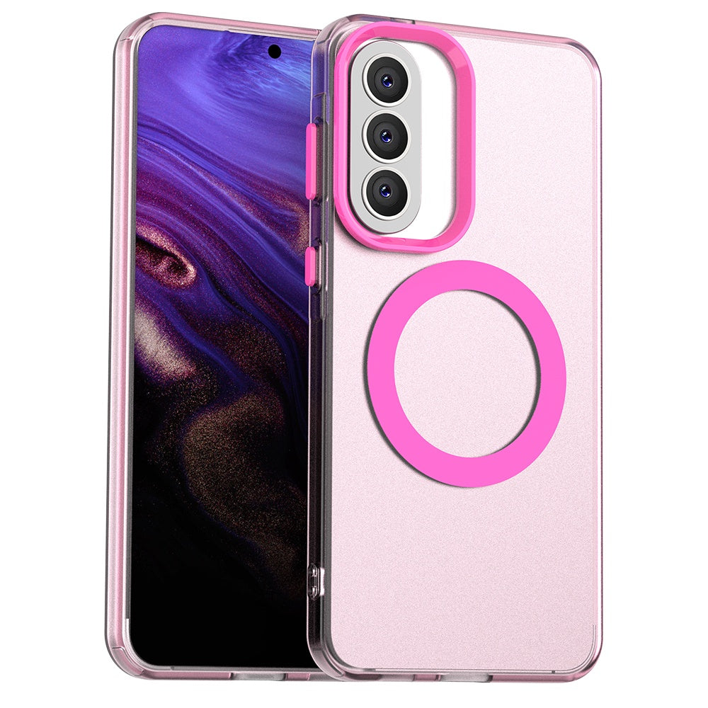 MagSafe-skal för Samsung Galaxy A37 5G, Techsuit, CandyCase, Rosa