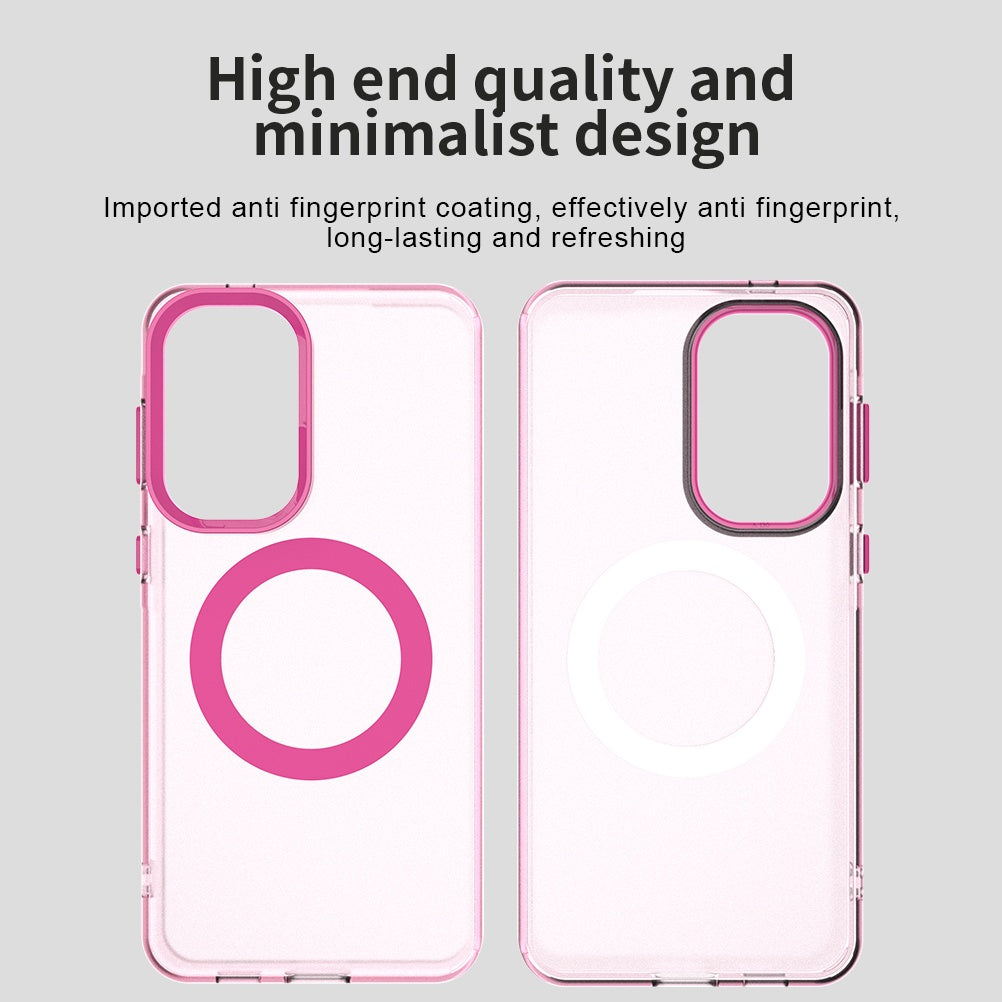 MagSafe-skal för Samsung Galaxy A37 5G, Techsuit, CandyCase, Rosa