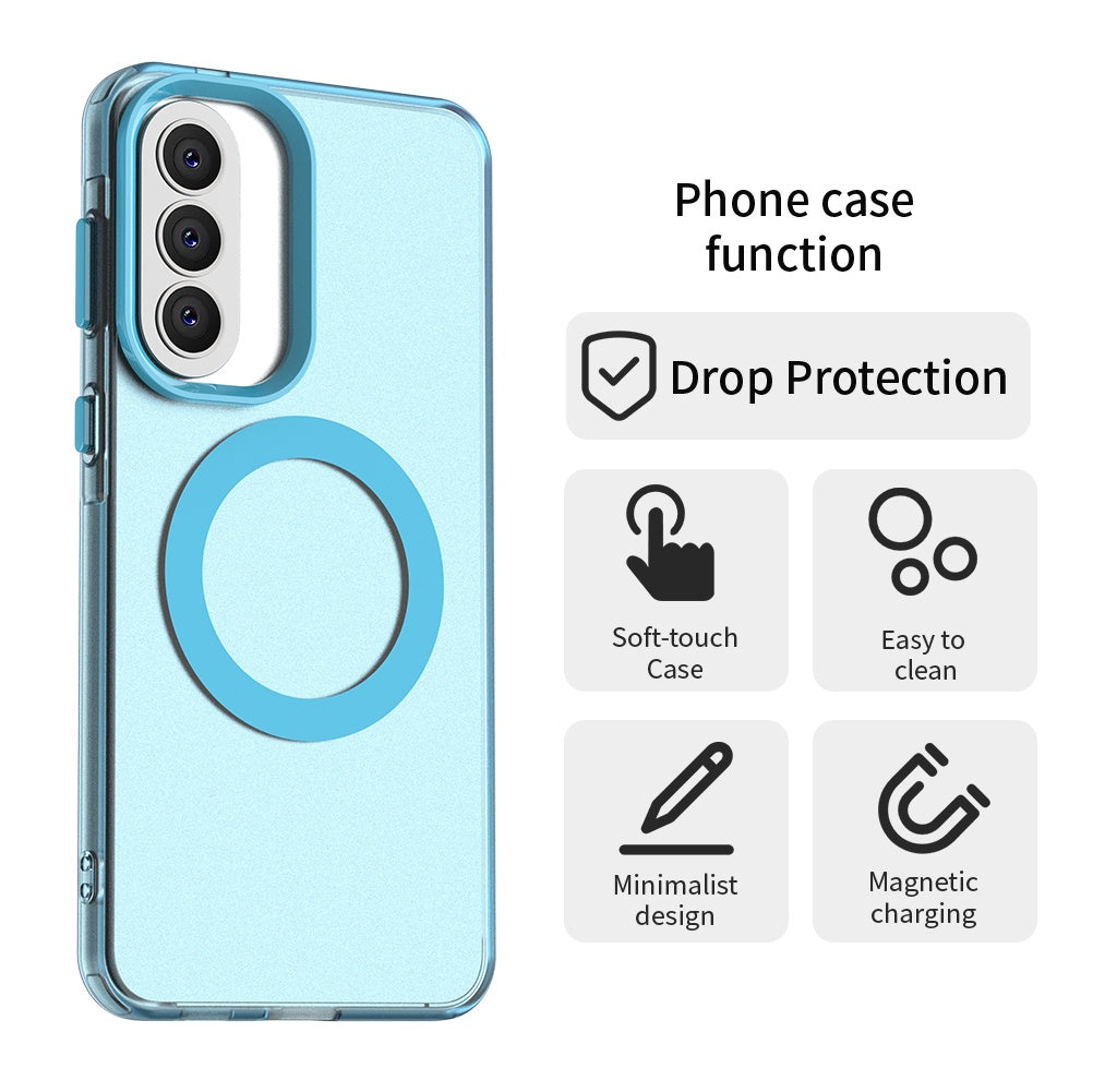 MagSafe-skal för Samsung Galaxy A57 5G, Techsuit, CandyCase, Blå