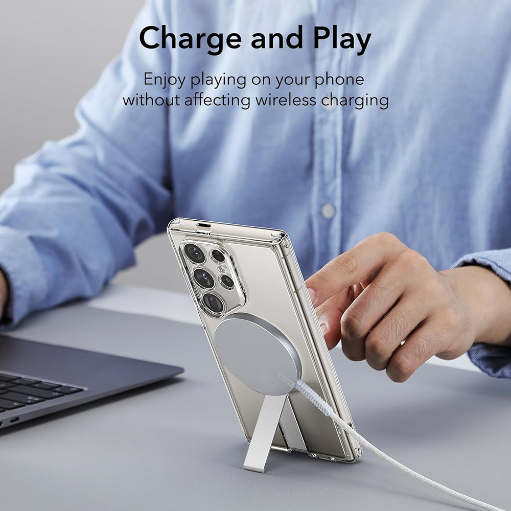 MagSafe-skal för Samsung Galaxy S24 Ultra S928, ESR, Boost Flickstand, Transparent
