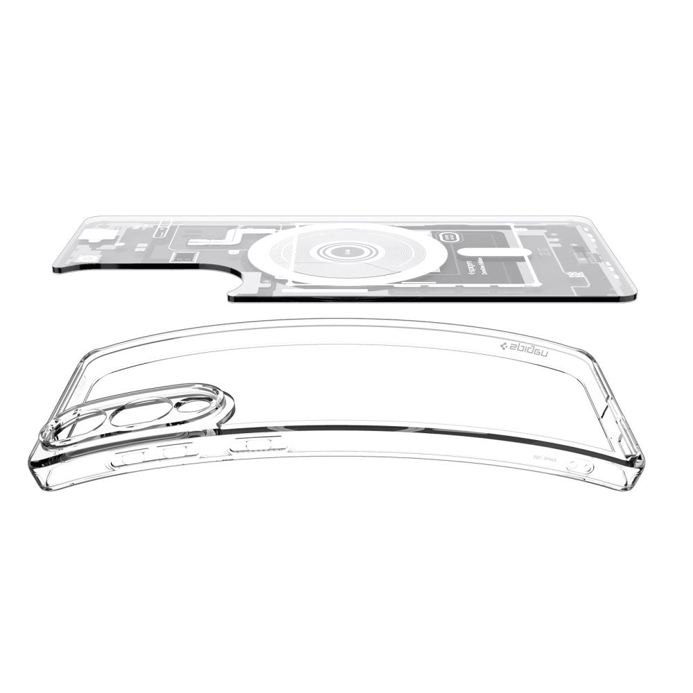MagSafe-skal för Samsung Galaxy S25 Edge S937, Spigen, Ultra Hybrid Zero One, Vit ACS09417