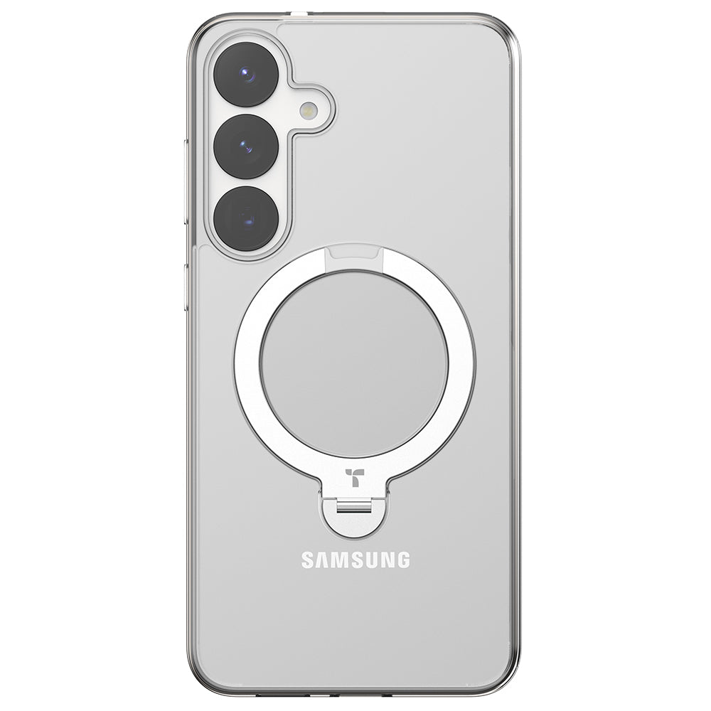 MagSafe-skal för Samsung Galaxy S25+ S936, Torras, Ostand Spin, Transparent