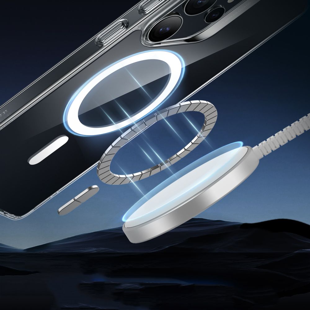 MagSafe-skal för Samsung Galaxy S25 Ultra S938, ESR, Classic Hybrid, Transparent