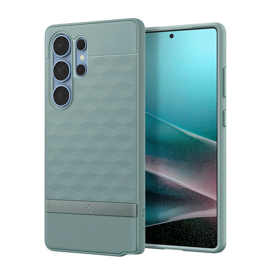 MagSafe-skal för Samsung Galaxy S25 Ultra S938, Spigen, Caseology Parallax, Grön ACS09053