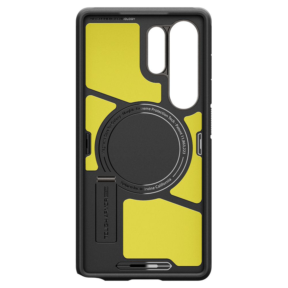 MagSafe-skal för Samsung Galaxy S25 Ultra S938, Spigen, Tough Armor, Grå ACS08965