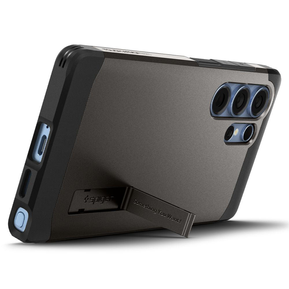 MagSafe-skal för Samsung Galaxy S25 Ultra S938, Spigen, Tough Armor, Grå ACS08965