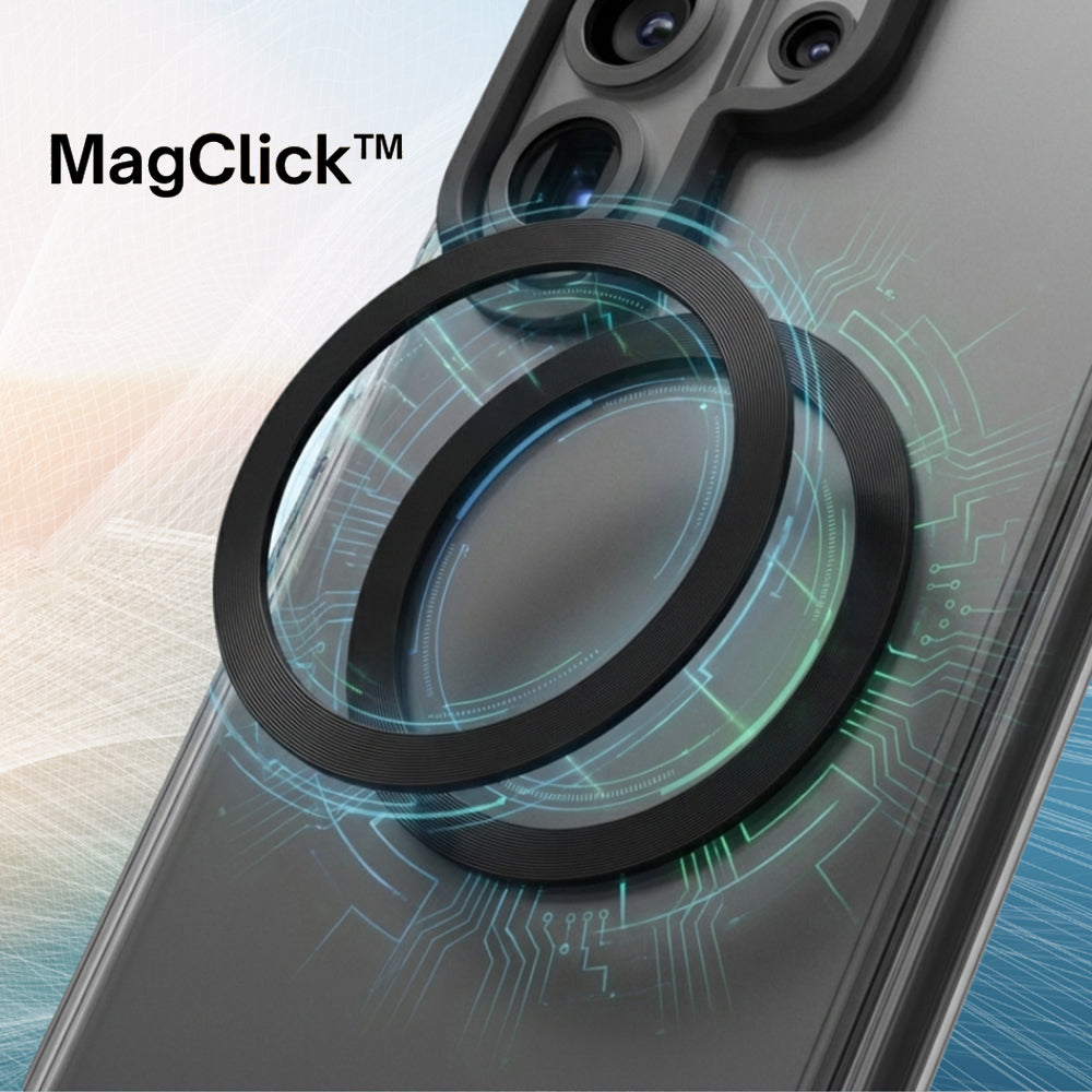 MagSafe-skal för Samsung Galaxy S26 Plus S947, UNIQ, Combat MagClick, Svart