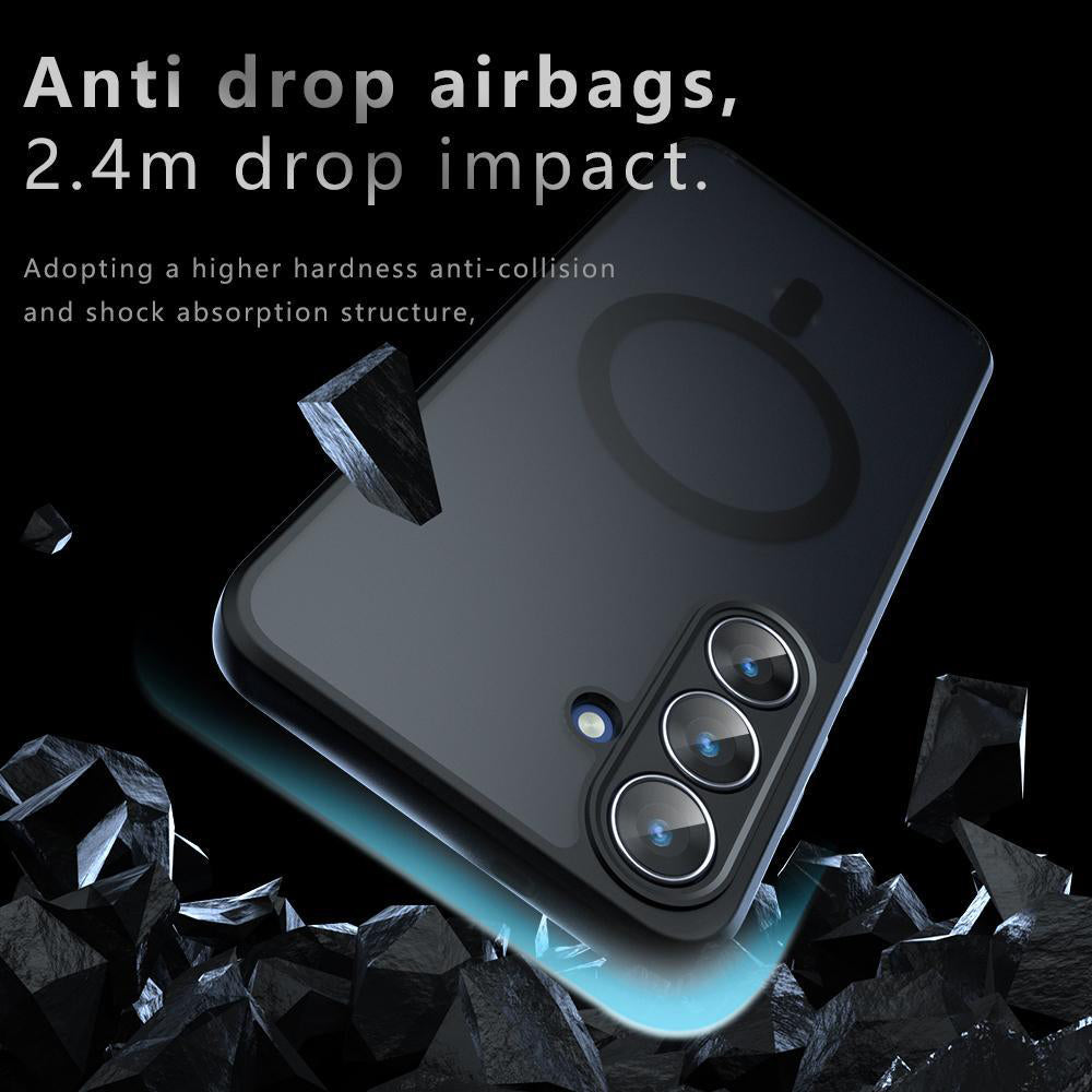 MagSafe Case for Samsung Galaxy S26 Plus S947, Techsuit, PureFrost, Satin Black