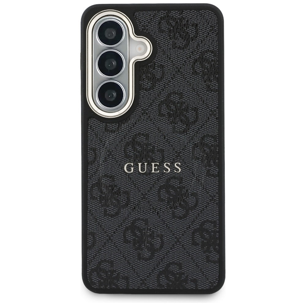 MagSafe-fodral för Samsung Galaxy S26 S942, Guess, 4G Embossed Ring, Svart