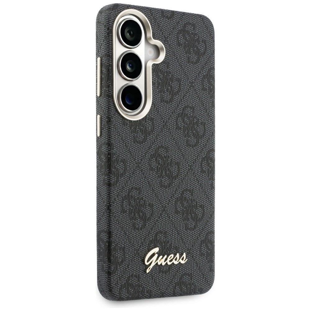 MagSafe-fodral för Samsung Galaxy S26 S942, Guess, 4G Script Logo, Svart