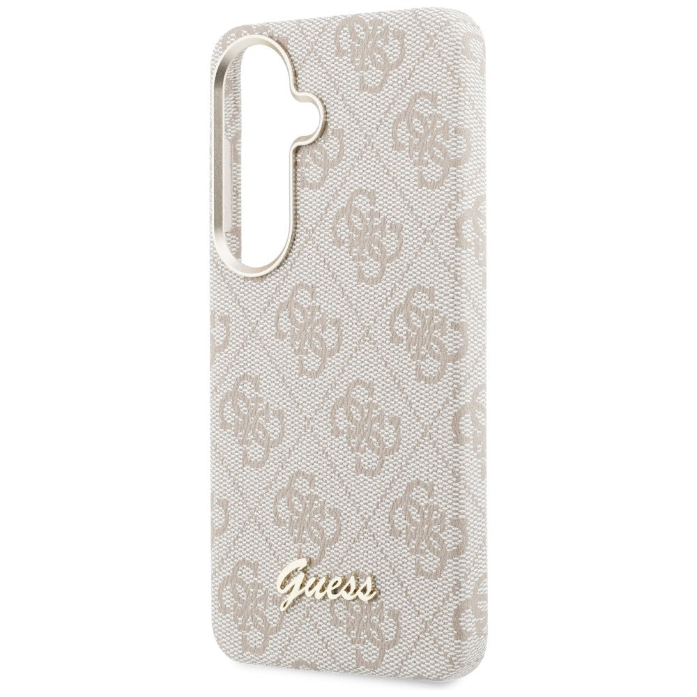 MagSafe-fodral för Samsung Galaxy S26 S942, Guess, 4G Script Logo, Rosa