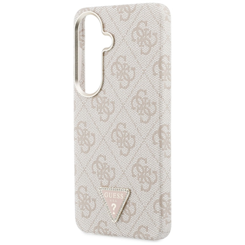 MagSafe-fodral för Samsung Galaxy S26 S942, Guess, 4G Triangle Logo, Rosa