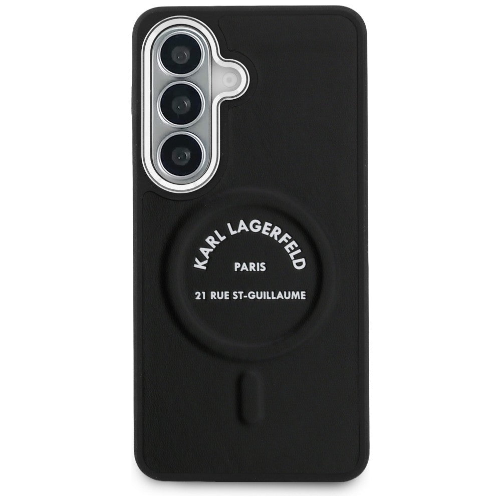 MagSafe-skal för Samsung Galaxy S26 S942, Karl Lagerfeld, Karl RSG Logo, Svart