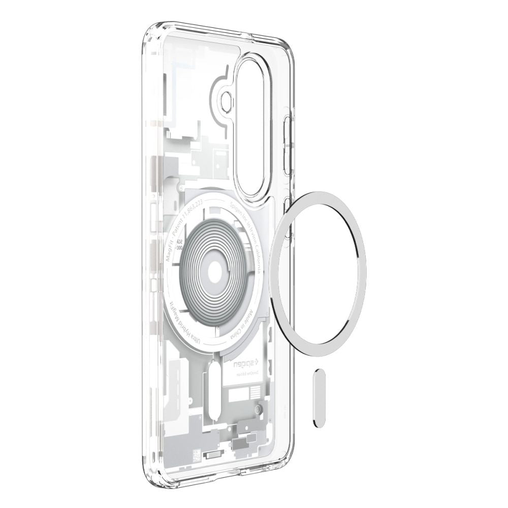 MagSafe-skal för Samsung Galaxy S26 S942, Spigen, Ultra Hybrid Zero One, Vit ACS10737