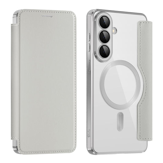 MagSafe-skal för Samsung Galaxy S26, Techsuit, SmartMag Book, Grå