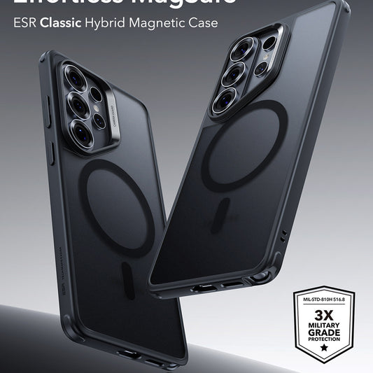 MagSafe-skal för Samsung Galaxy S26 Ultra, ESR, Classic Hybrid, Satinsvart