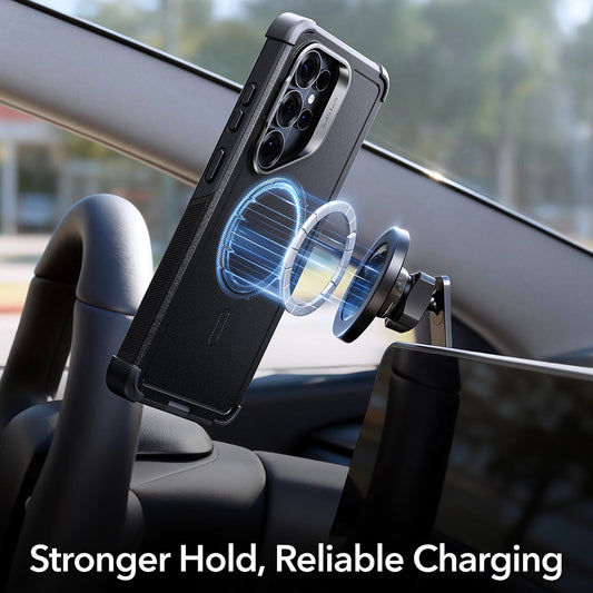 MagSafe-skal för Samsung Galaxy S26 Ultra, ESR, Cyber Armor Kickstand, Blå