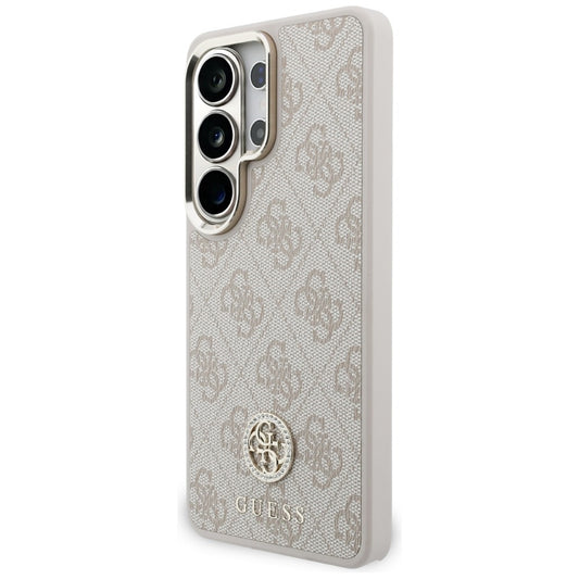 MagSafe-fodral för Samsung Galaxy S26 Ultra S948, GUESS, 4G Big Rhinestone Triangle Strap, Rosa