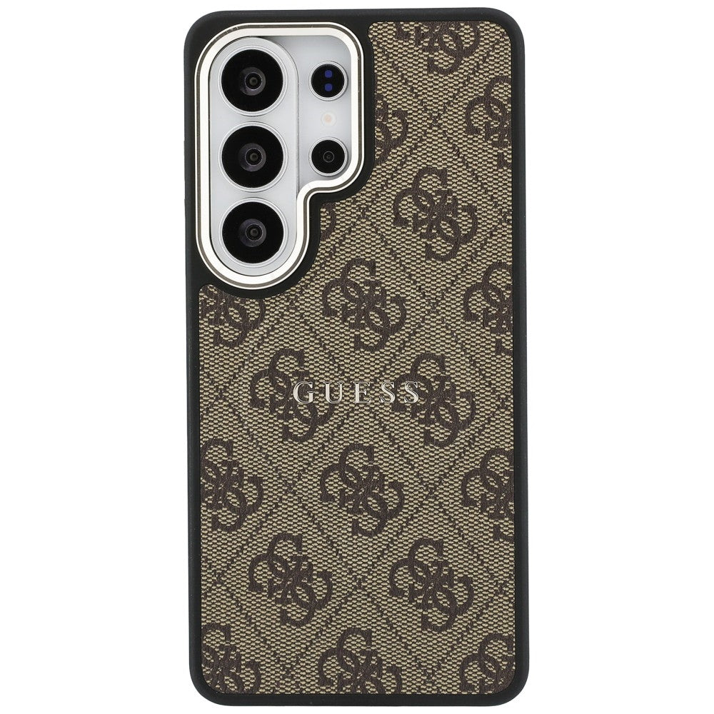 MagSafe-fodral för Samsung Galaxy S26 Ultra S948, Guess, 4G Embossed Ring, Brun
