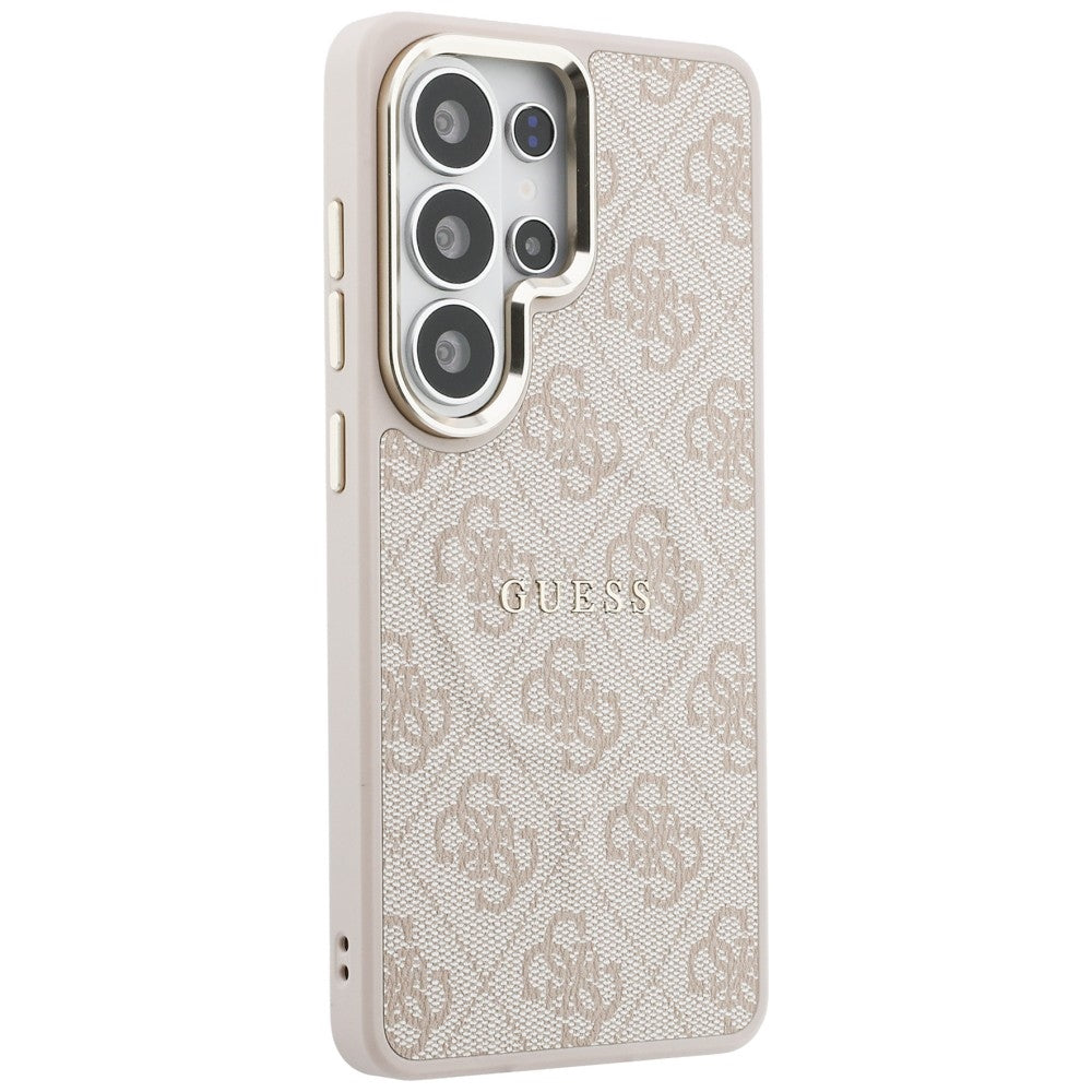MagSafe-fodral för Samsung Galaxy S26 Ultra S948, Guess, 4G Embossed Ring, Rosa