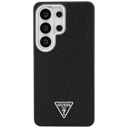 MagSafe-fodral för Samsung Galaxy S26 Ultra S948, Guess, Fixed Glitter Triangle Logo, Svart