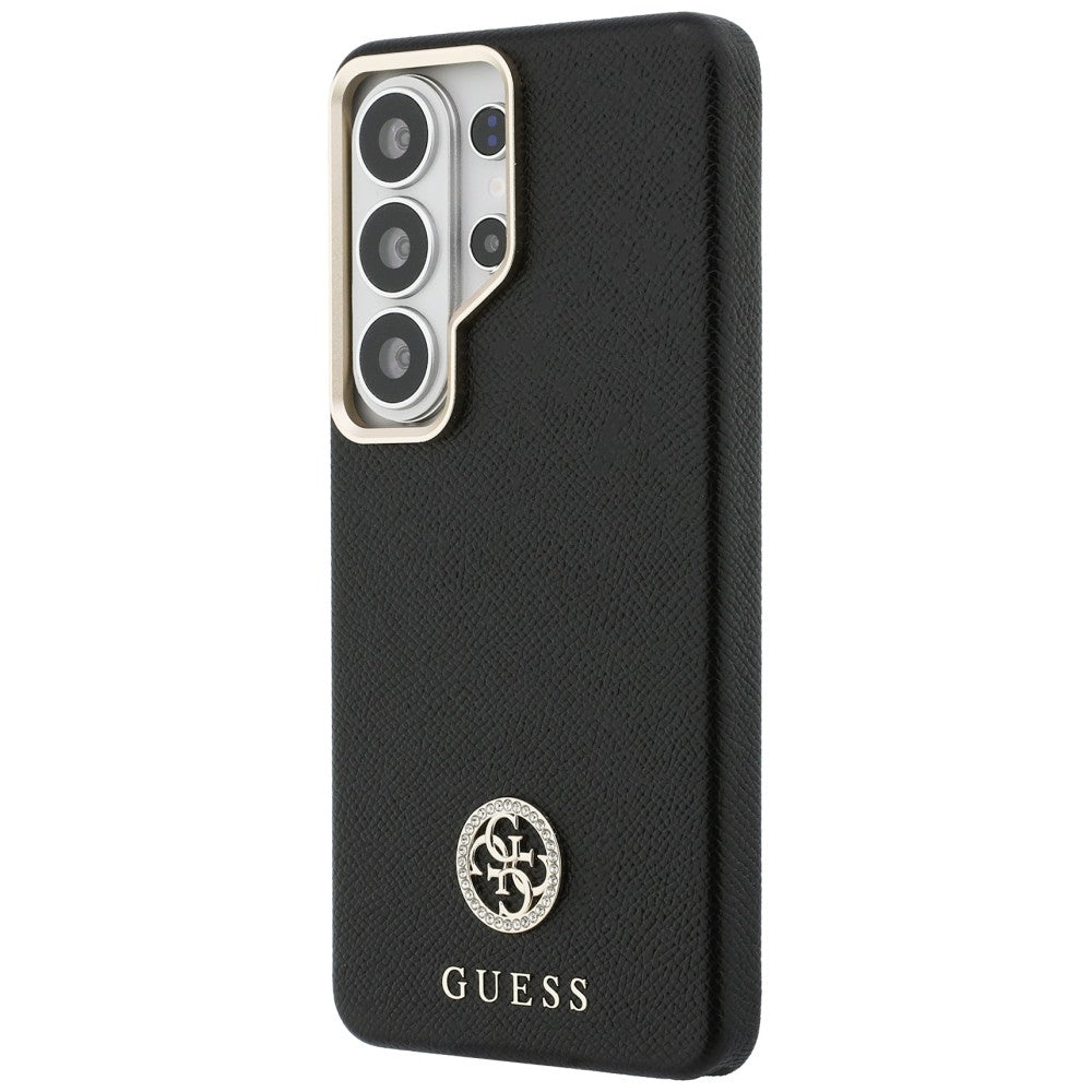 MagSafe-skal för Samsung Galaxy S26 Ultra S948, Guess, Rhinestone Round Logo, Svart
