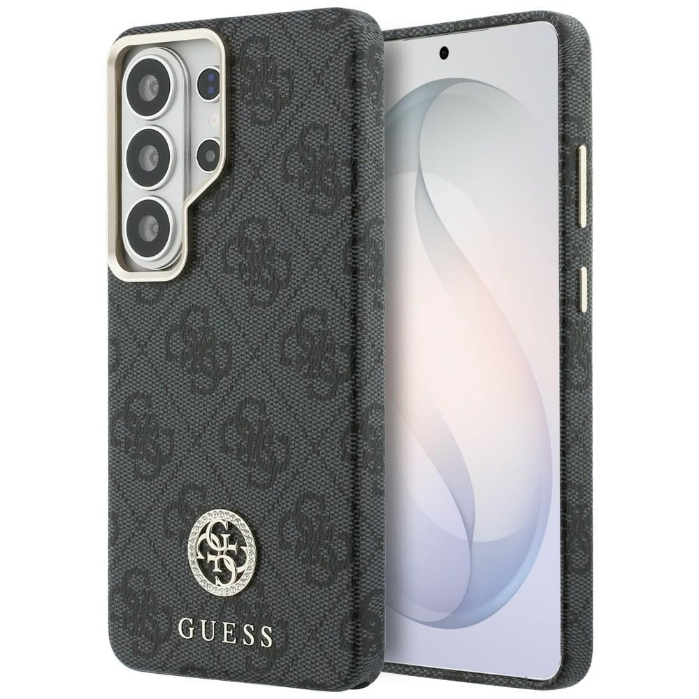 MagSafe-fodral för Samsung Galaxy S26 Ultra S948, Guess, Strass Round Logo, Svart