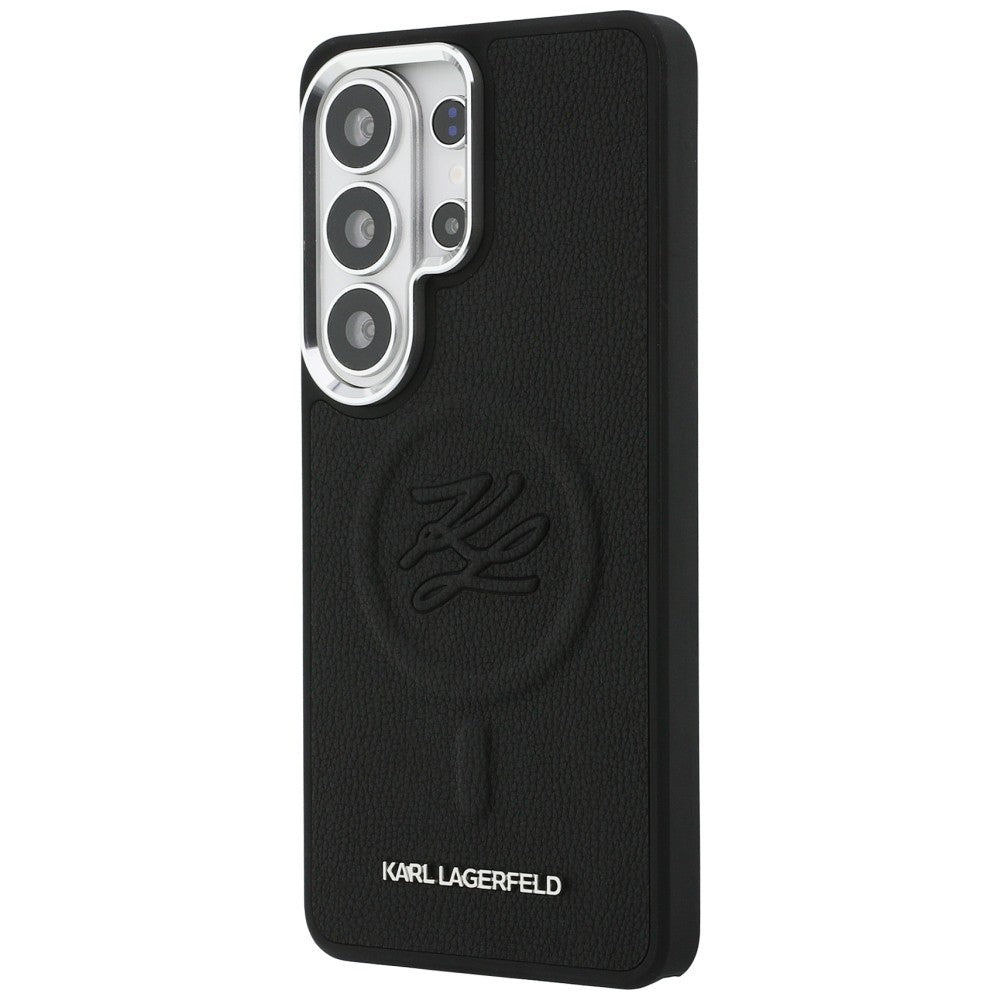 MagSafe-skal för Samsung Galaxy S26 Ultra S948, Karl Lagerfeld, Initial Logo Debossed, Svart