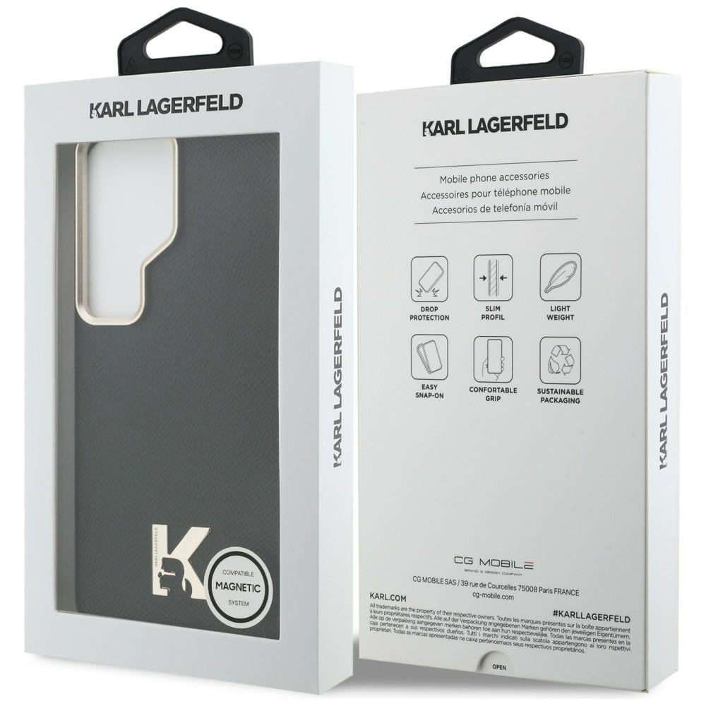 MagSafe-skal för Samsung Galaxy S26 Ultra S948, Karl Lagerfeld, Karl Head Logo, Svart