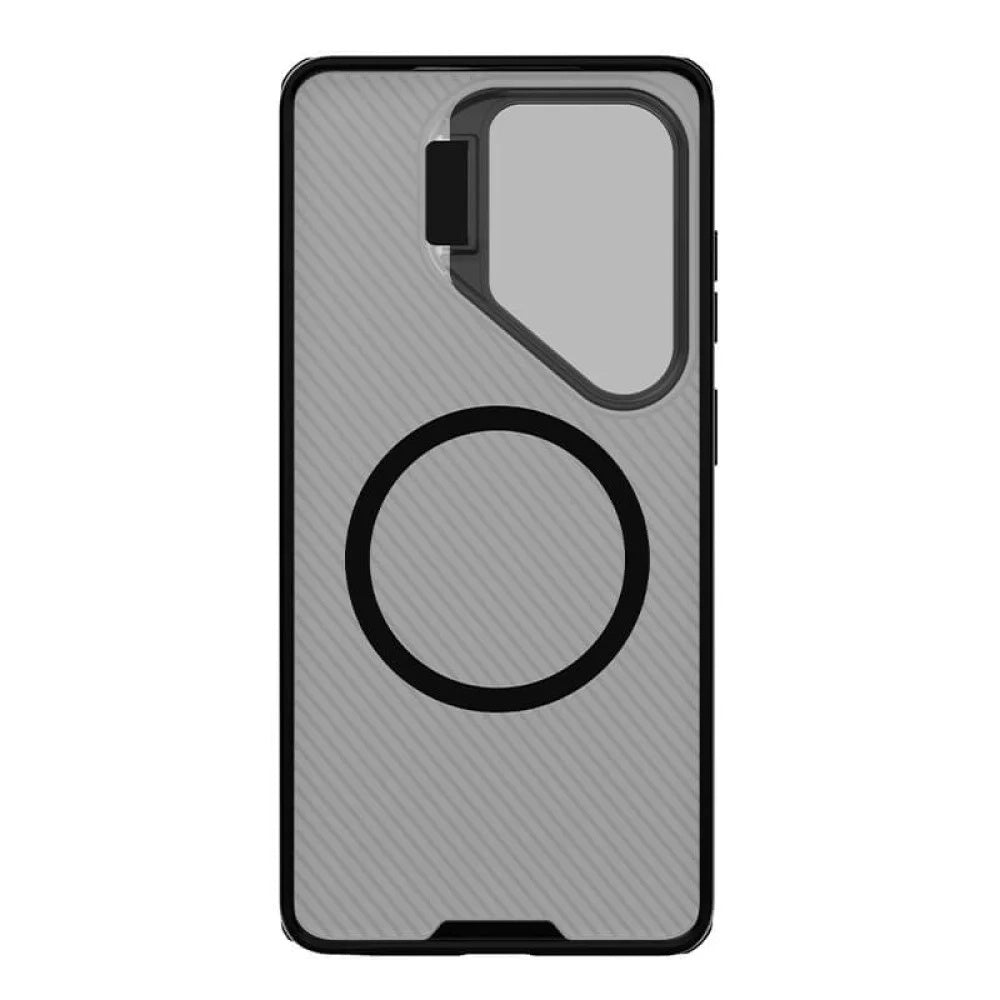 MagSafe-fodral för Samsung Galaxy S26 Ultra S948, Nillkin, CamShield Prop, Svart Transparent