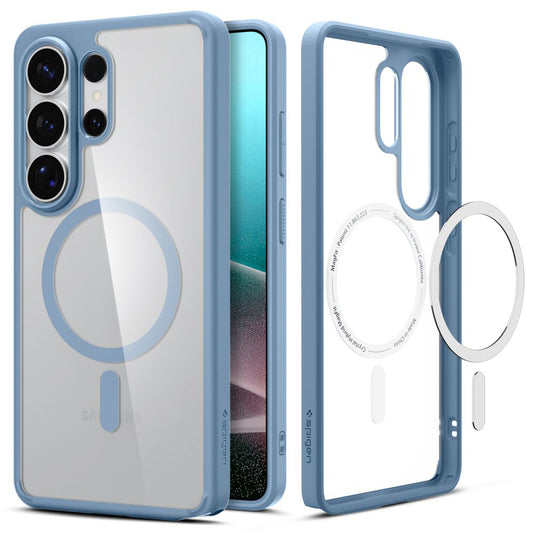 MagSafe-skal för Samsung Galaxy S26 Ultra S948, Spigen, Ultra Hybrid, Blå ACS11207