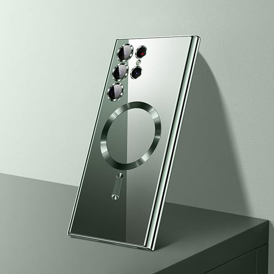 MagSafe-skal för Samsung Galaxy S26 Ultra, Techsuit, Luxury Crystal, Mörkblå