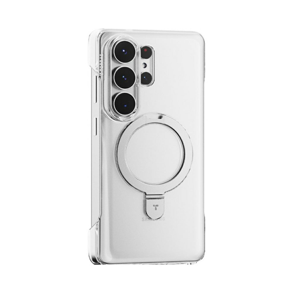 MagSafe-fodral för Samsung Galaxy S26 Ultra S948, Torras, Ostand Slim, Transparent