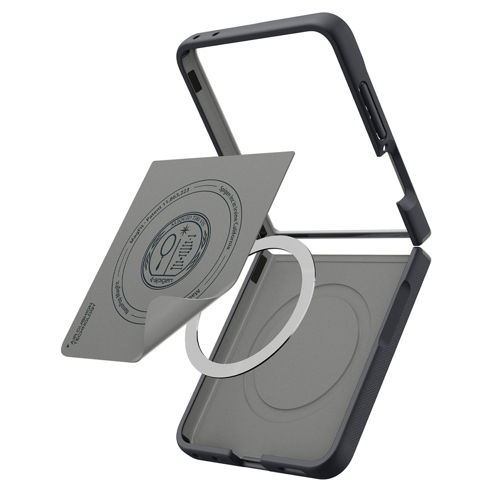 MagSafe-fodral för Samsung Galaxy Z Flip8 F776, Spigen, Caseology Nano Pop, Svart ACS11523