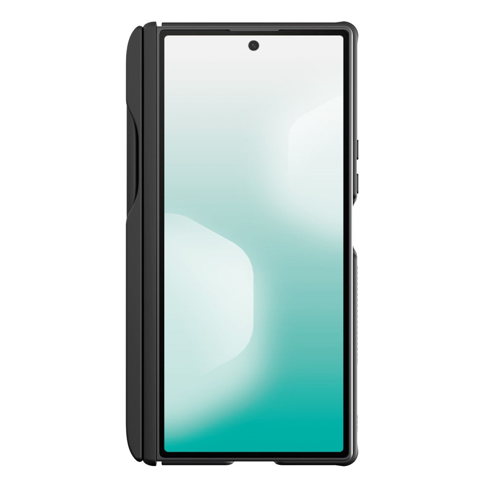 MagSafe-fodral för Samsung Galaxy Z Fold7 F966, Nillkin, CarboProp med transparent svart linslock och S-Pen-hållare, svart