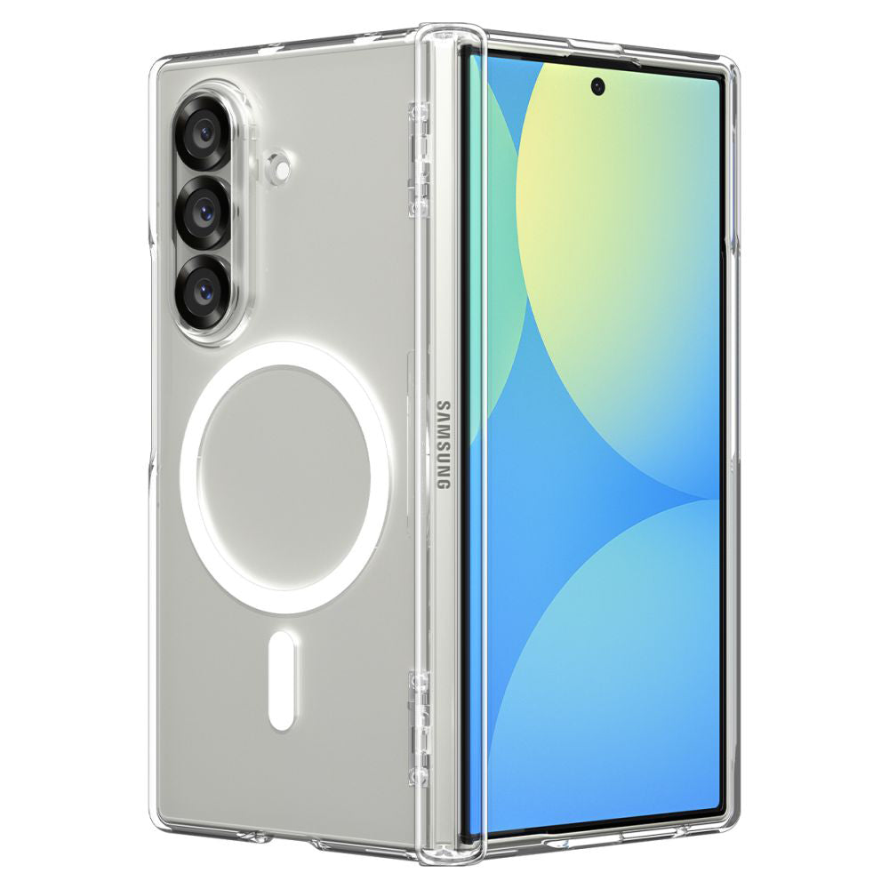 MagSafe Case for Samsung Galaxy Z Fold7 F966, Spigen, Ultra Hybrid Pro, Transparent ACS09546