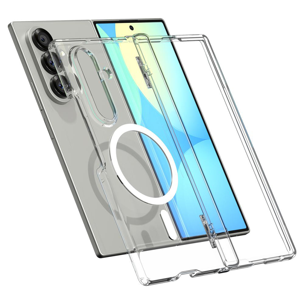 MagSafe Case for Samsung Galaxy Z Fold7 F966, Spigen, Ultra Hybrid Pro, Transparent ACS09546