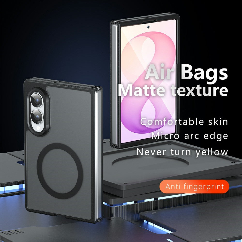 MagSafe-fodral för Samsung Galaxy Z Fold8 F971, Techsuit, PureFrost, Satin svart
