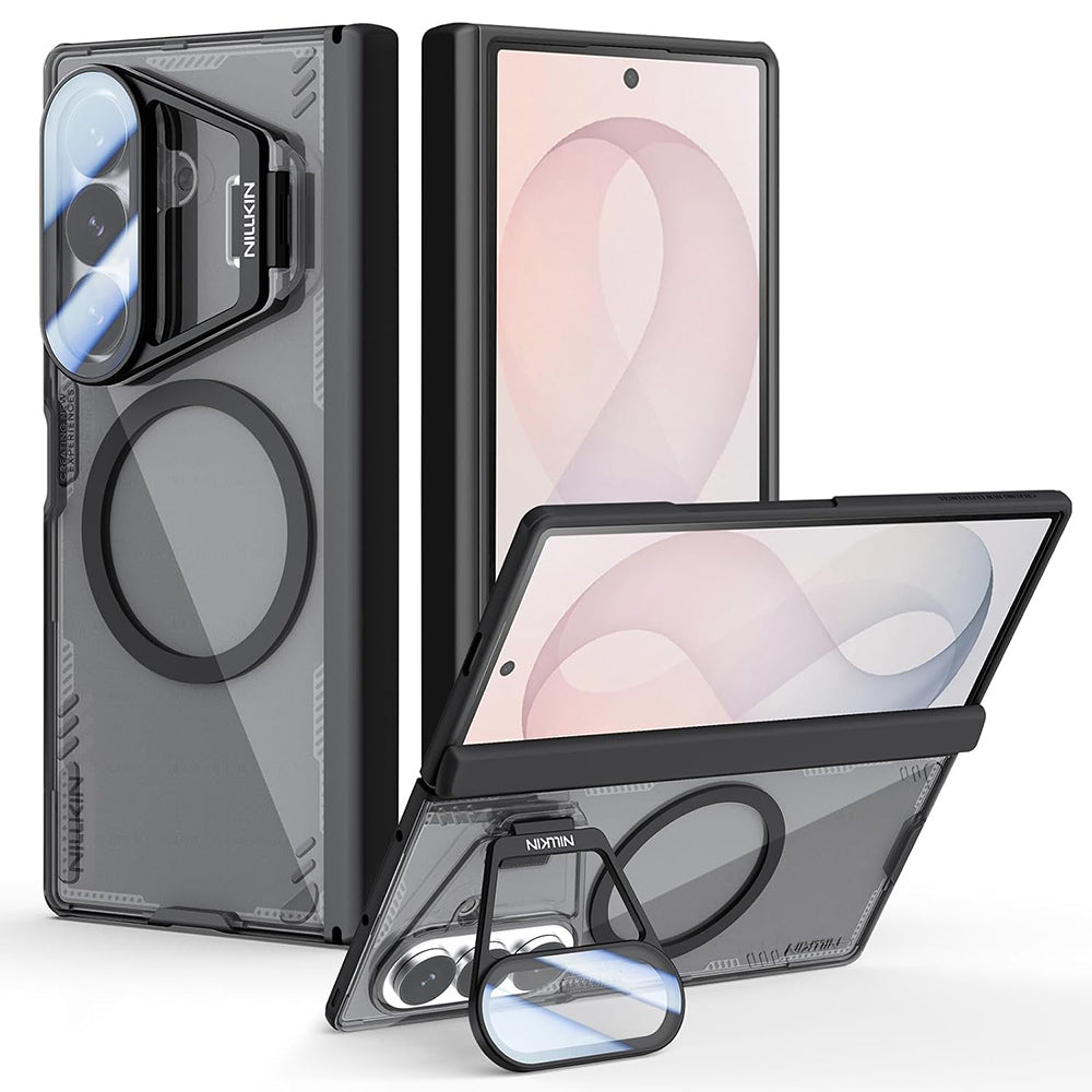 MagSafe-fodral för Samsung Galaxy Z Fold8 Ultra F976, Nillkin, Iceblade Prop med kamerautskärning, svart