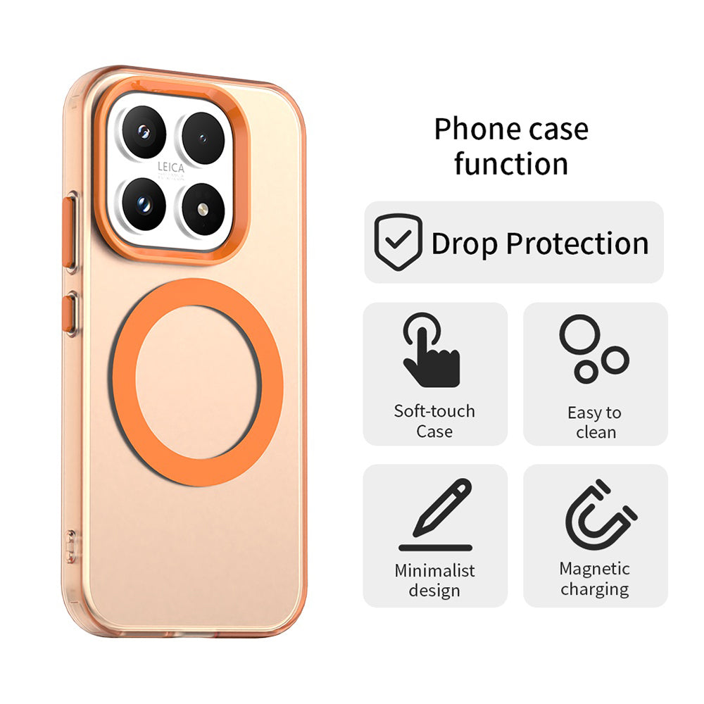 MagSafe Case for Xiaomi 17, Techsuit, CandyCase, Orange