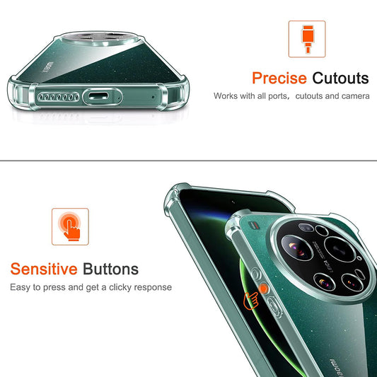MagSafe-fodral för Xiaomi 17 Ultra, Techsuit, stöttåligt, transparent