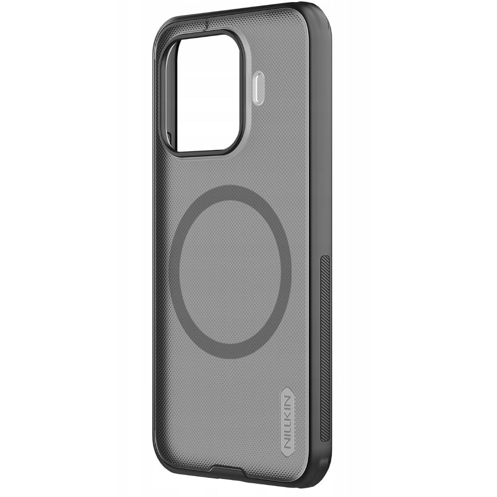 MagSafe Case for Xiaomi 17T Pro, Nillkin, Super Shield Pro, Black Satin Transparent