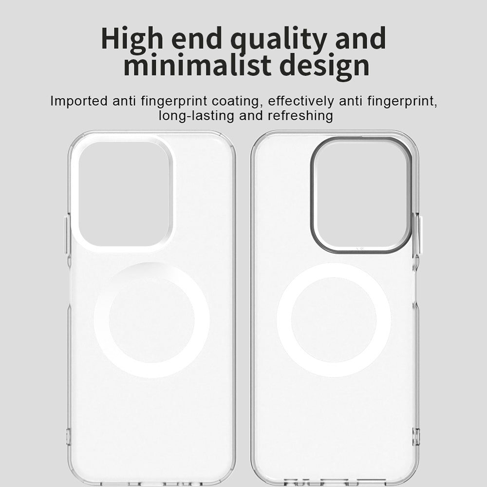 MagSafe-fodral för Xiaomi Poco C85 4G / Redmi 15C 5G / 15C 4G, Techsuit, CandyCase, Vit