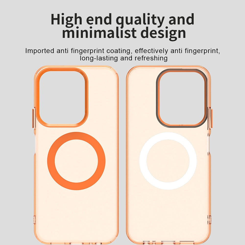 MagSafe-fodral för Xiaomi Poco C85 4G / Redmi 15C 5G / 15C 4G, Techsuit, CandyCase, Orange