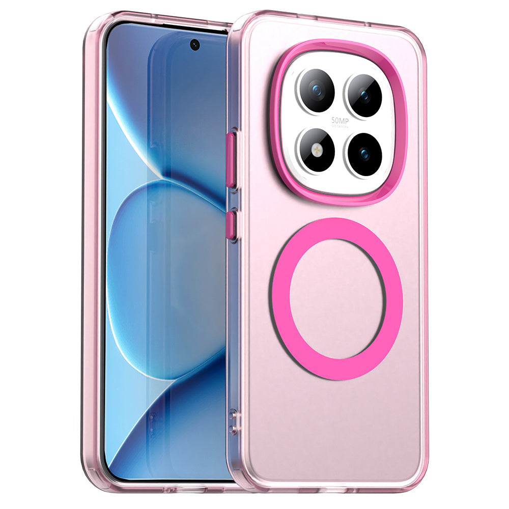 MagSafe-skal för Xiaomi Poco M8 Pro / Redmi Note 15 Pro+ 5G, Techsuit, CandyCase, Rosa