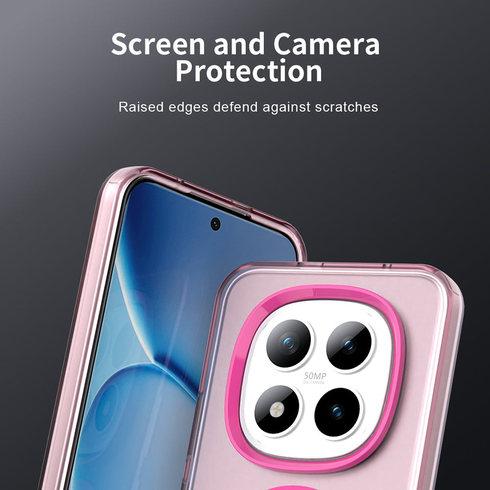 MagSafe-skal för Xiaomi Poco M8 Pro / Redmi Note 15 Pro+ 5G, Techsuit, CandyCase, Rosa