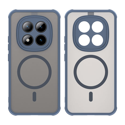 MagSafe-skal för Xiaomi Poco M8 Pro / Redmi Note 15 Pro+ 5G, Techsuit, HaloFrost II, Marinblå