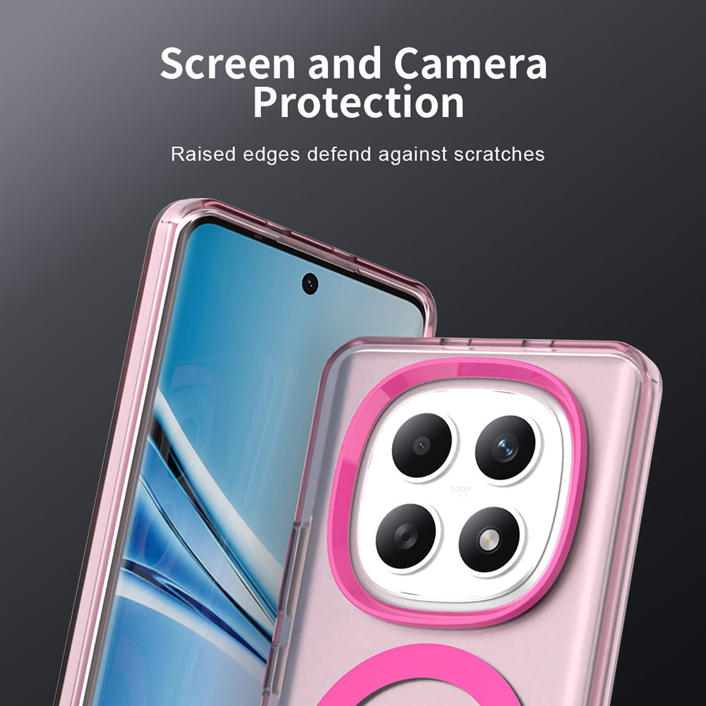 MagSafe-skal för Xiaomi Poco M8 / Redmi Note 15 5G / Note 15 4G, Techsuit, CandyCase, Rosa